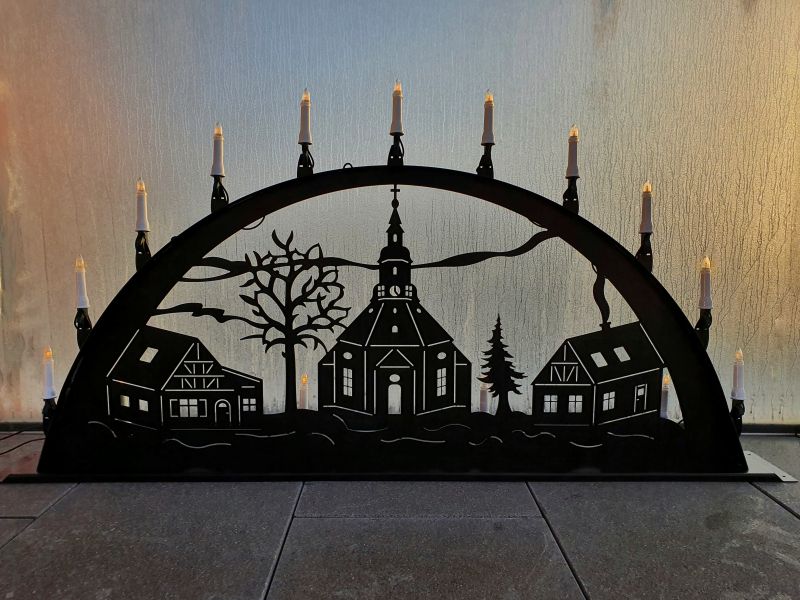 Schwibbogen Motiv "Kirche"