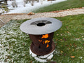 Grillplatte "Theyyam" Ø 800mm, 4mm Stahl
